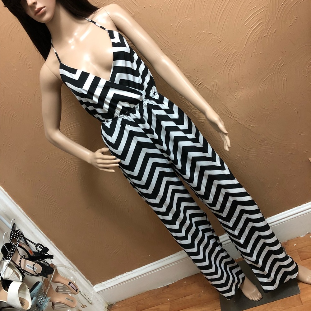 Chevron jumpsuit